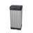 Keter Rockford 39 Gallon Manual Lift Waste And Recycling Trash Bin With Drip Tray Made of Durable Weather-resistant Resin - Grey-29557309