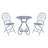 Craciuna 2 - Person Patio Dining Set with Round Table-108818083