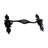 Wrought Iron Cabin Hook Cage Design Latch