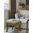Rowan 18.5" Coastal Woven Rattan Vanity Stool with White Upholstered Cushion, Natural Mango Wood Backless Makeup Chair for Bedroom & Bath-45007964