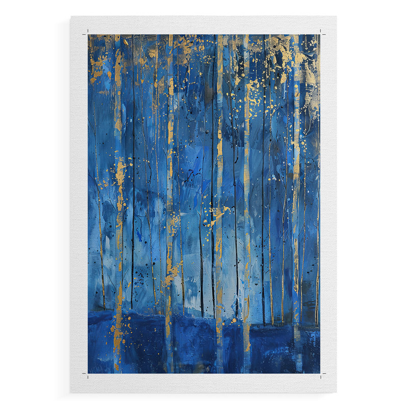 ABSTRACT Series IX - Impression sur toile seulement - NON-CADRE, H 18 po x l 12 po
