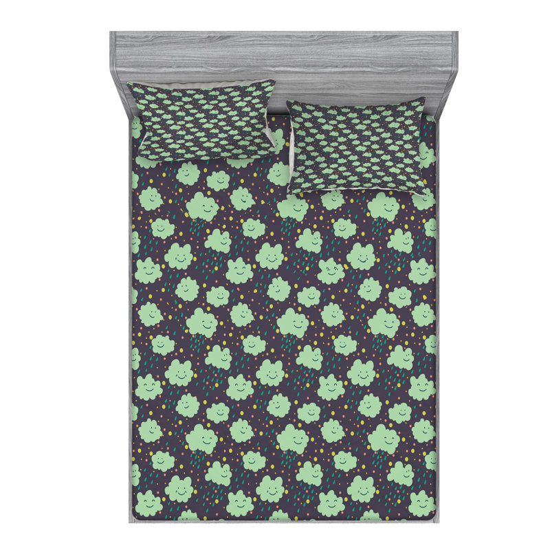 Microfiber Sheet Set, Full Sheet Set + Fitted Sheet + 2 Pillowcases
