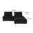 Canapé modulaire en velours 3 pièces Latitude Run®-111669906