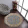 Costantino Hand Tufted Wool Eco-Friendly Area Rugs - Blue White Color, Oriental Design, High Pile Thick Handmade Anti Skid Area Rugs for Living Room, Bedroom
