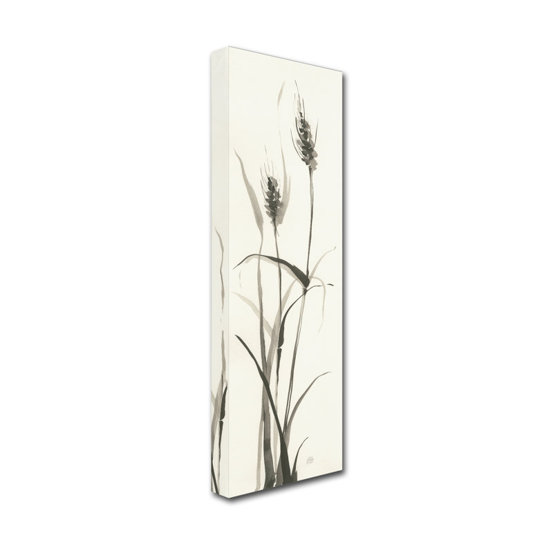 « wild herbe i », reproduction sur toile tendue, H 24 po x l 8 po x P 2 po
