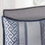 Ensemble d'édredon pour grand lit 7 pièces en jacquard de luxe, bleu marine, style traditionnel avec motifs géométriques et rembourrage hypoallergénique-122455420