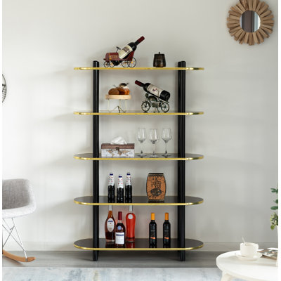 Étagère à livres en bois H 59 po x l 39,5 po
