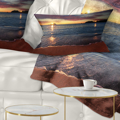 Coussin lombaire magnifique à coucher de mer