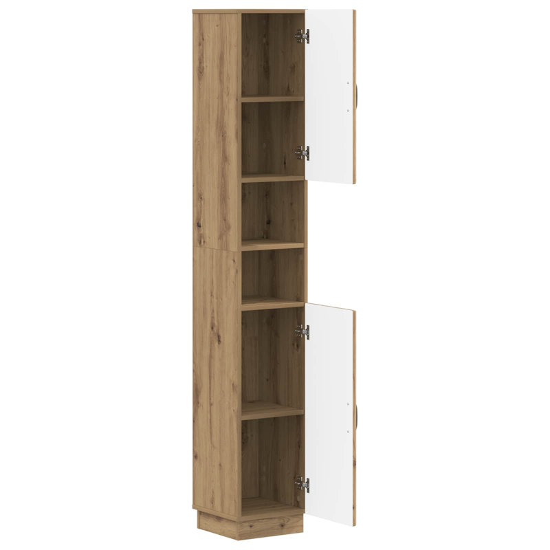 Linen Cabinet, Artisan Oak