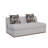 Channel Armless Loveseat