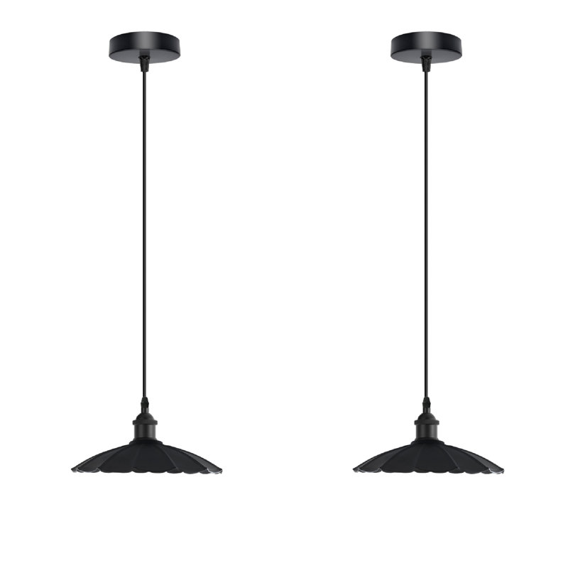 Contreras 1 - Light Painted Dome Pendant, Black, No, NA
