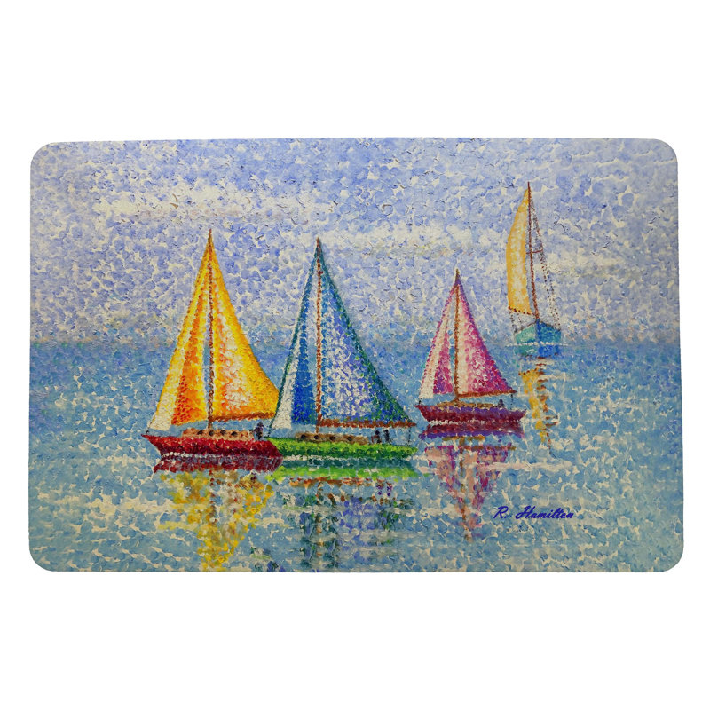 Tapis de porte intérieur antidérapant pour voiliers 26 po x 18 po