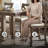 Hannalise Extendable Trestle Counter Height Dining Table -780548349