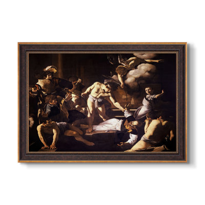 «The Martyrdom of Saint Matthew», 1599-1600 - Caravage - Toile encadrée sur mesure