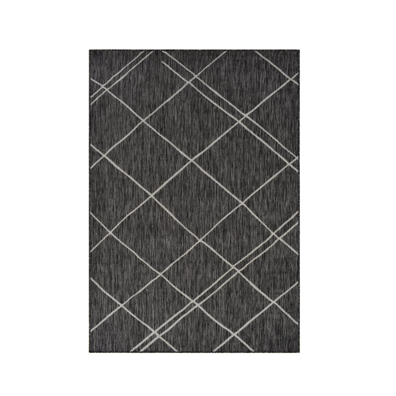 Geometric Hand Woven Area Rug, Rectangle 200 x 290cm