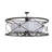 Penelope 8 - Light Dimmable Drum Chandelier