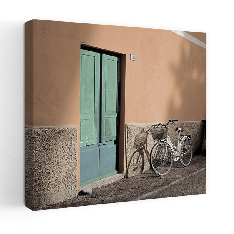 Ligurie, vélo, architecture contemporaine, art, H 24 po x l 24 po