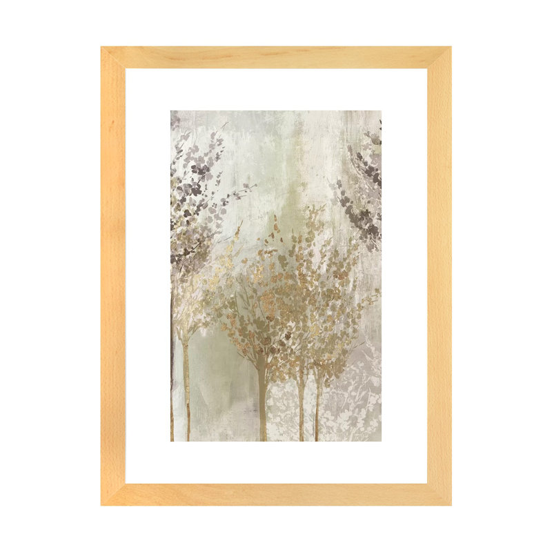 "Chaque matin III" par Allison Pearce, reproduction d’art, Toile avec cadre en bois beige, H 24 po x l 16 po x P 1 po, Blanc