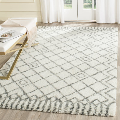 Jamerson Geometric Wool Hand Woven Area Rug