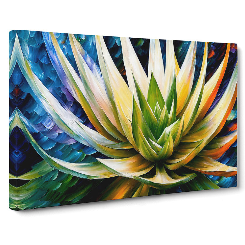 Aloe Vera Succulent Plant Vol.3 - Wrapped Canvas