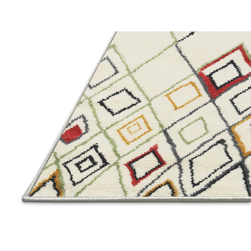 Geometric Indoor Rug, Rectangle 7' x 10'