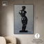 Élégante sculpture sur toile, art féminin noir et blanc par Art Remedy-104314015-111667826