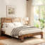 Structure de lit en bois Gambrill, silencieuse, sans sommier, grand rangement sous le lit-1848658893-1625573626