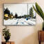 Hiver, reproduction sur toile encadrée-93391901-93391902