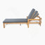 Chaise longue d'extérieur en bois
