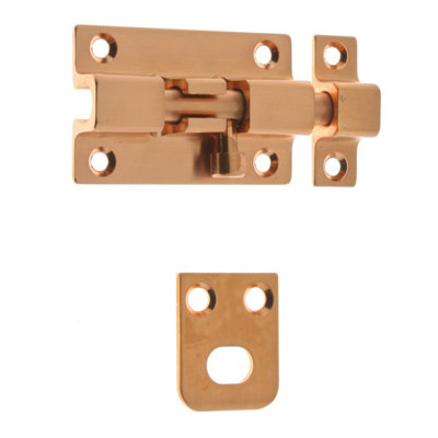 Solid Brass Security Barrel Bolt