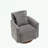 Chenille Fabric Swivel Barrel Chair-660941820