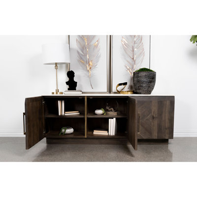 3-door Marble Top Sideboard Buffet