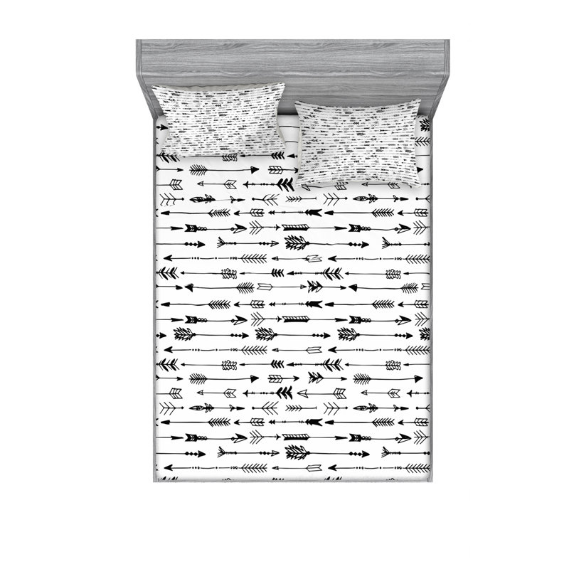 Microfiber Sheet Set, Full/Double Sheet Set with Fitted Sheet