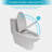 Ceramic One Piece Toilet,Dual Flush With Soft Clsoing Seat