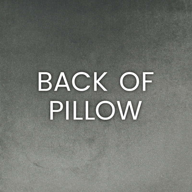 Jefferson Band Throw Pillow, Graphite, Square 22"