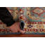 Tapis bleu clair clair fait à la main Kazak 3 x 4