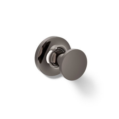 Purist Wall Mounted Round Bathroom Robe Hook, Towel Hook, Clothing Hook