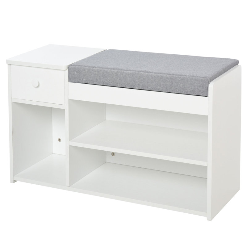Banc de rangement rembourré 100% polyester