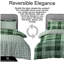 Modern Check Pattern Polycotton Duvet Cover and Pillowcase Set - Machine Washable-25698928-122914430