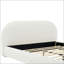 Lit tapissier en tissu de style crème-1475912271