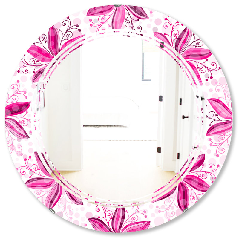 Miroir mural Whirl, H 31,5 po x l po