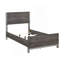Mobilier de chambre à coucher moderne et élégant 1pc beau lit brunâtre-114208363