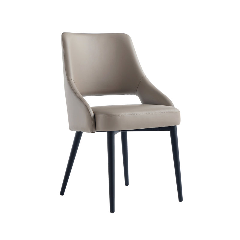 Chaise en métal Tremont, Taupe