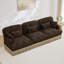 Canapé 3 places à imprimé léopard Comfy avec bordure à pampille, conception ergonomique et flexibilité modulaire pour les salons modernes-145503598-145503599