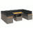 Vidaxl Garden Sofa Set Grey And Dark Grey