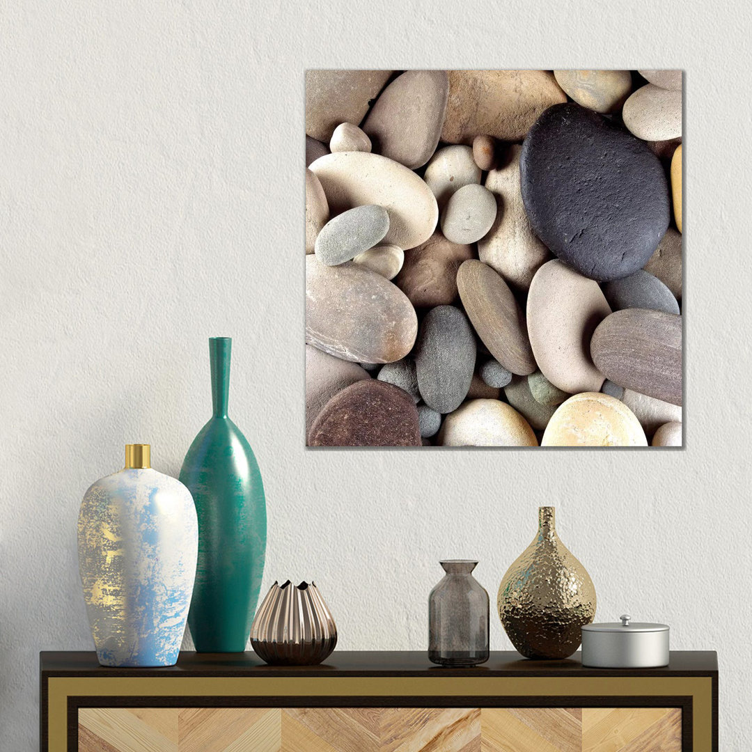 Leinwandbild Brown Pebbles von PhotoINC Studio