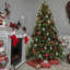 Downswept Douglas Artificial Fir Christmas Tree with Dual Color LED Lights-1599762079