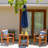 Sibyl 3-Piece Meranti Wood Patio Conversation Set