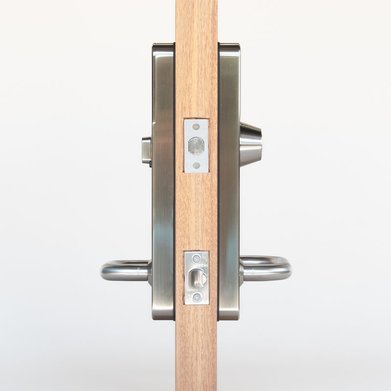 Commercial Grade Smart Deadbolt/ Lever Lock, Satin Nickel
