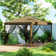 Pop Up 25 Ft. W x 25 Ft. D Metal Soft-top Canopy